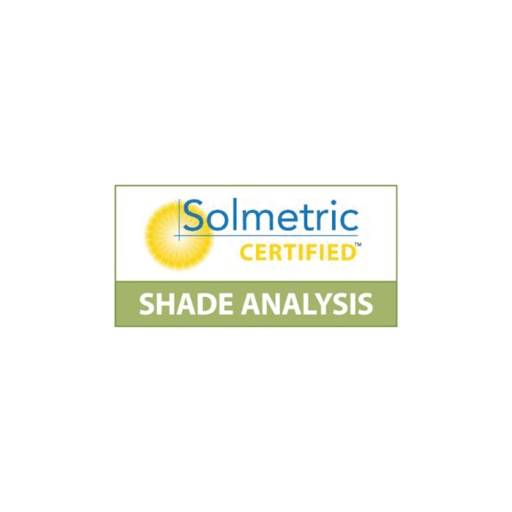 Solmetric Certified Shade Analysis